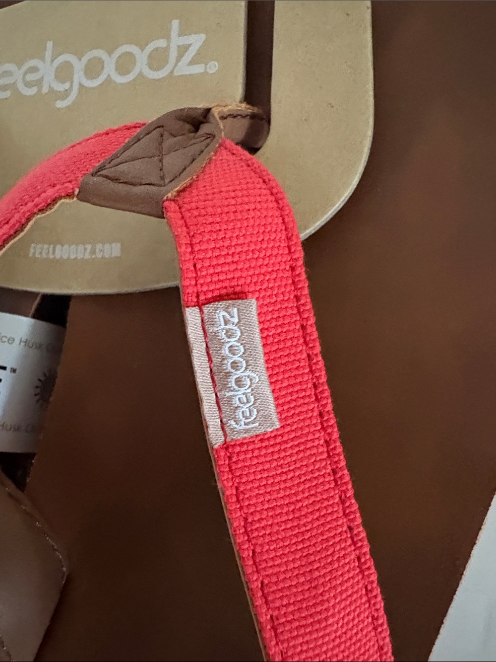 Feelgoodz Zensole Kinderz  Mens NWT Flipflops Size 10.5 - Picture 3 of 5